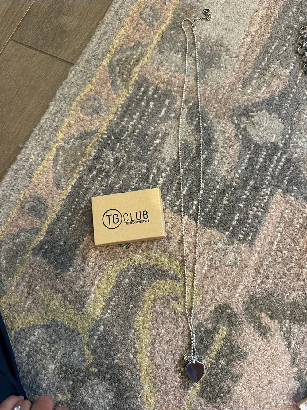 TG Club Silver Heart Necklace with Pendant - Picture 1 of 1
